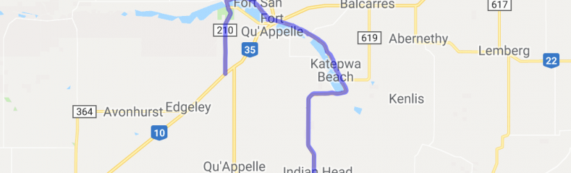 Qu'Appelle Valley (Saskatchewan, Canada) |  Routes Around the World