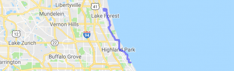 Sheridan Road North of the Botanic Gardens |  United States