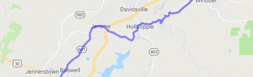 PA Route 601 - Jenners to Windber |  United States