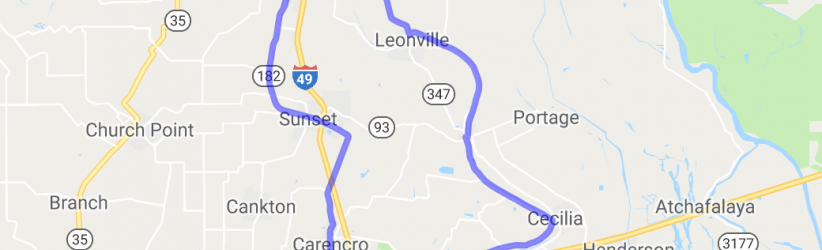 The 55 Mile Cajun Country Loop |  United States