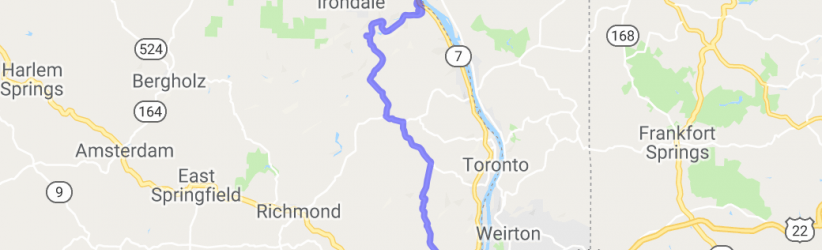 Ohio Route 213 - Wellsville to Steubenville |  United States