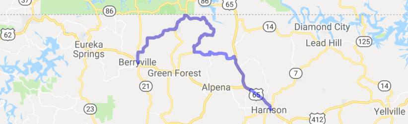 Harrison to Berryville - The Long Way Round |  United States