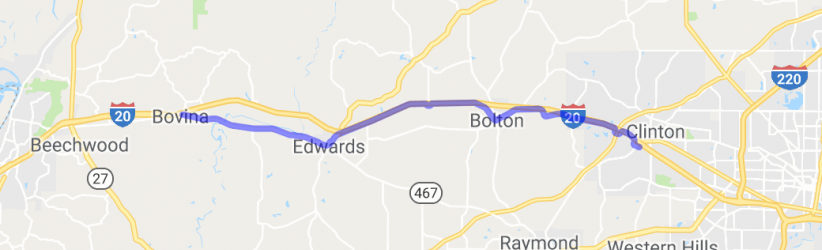 Highway 80 - West of Jackson0 |  Mississippi