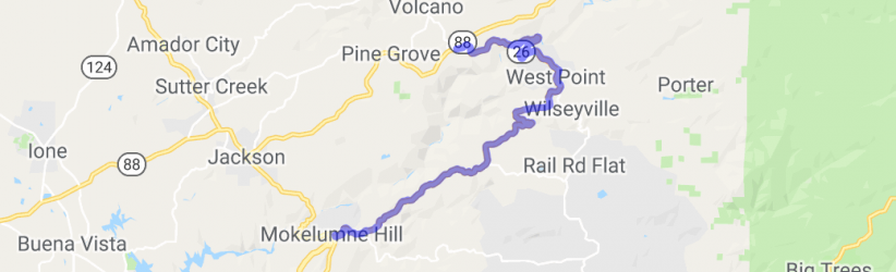 Hwy 26 East of Mokelumne Hill to Mr. Beefy's |  United States