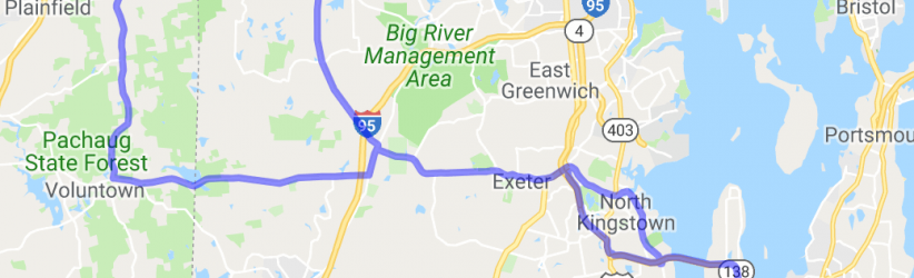 The Western RI and Eastern CT Loop |  Rhode Island