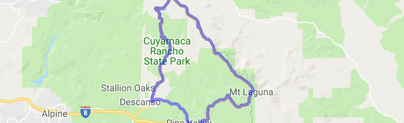 Sunrise Highway Loop (San Diego, CA S-1) |  United States