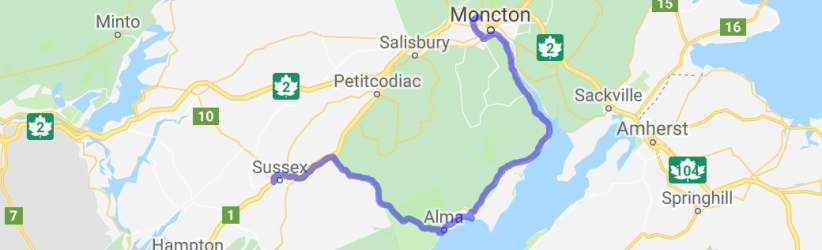 Great Days Run (New Brunswick, Canada) |  Routes Around the World