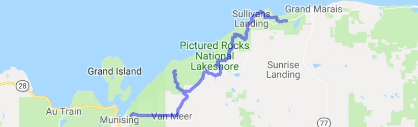 UP's Northern Coast Tour on County Rd. H58 |  United States