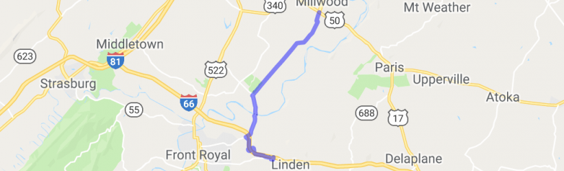 Apple House to Rt 50 via Morgan's Ford |  United States