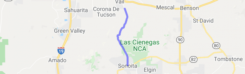 Arizona State Route 83 from Sonoita to Sahuarita Road |  United States