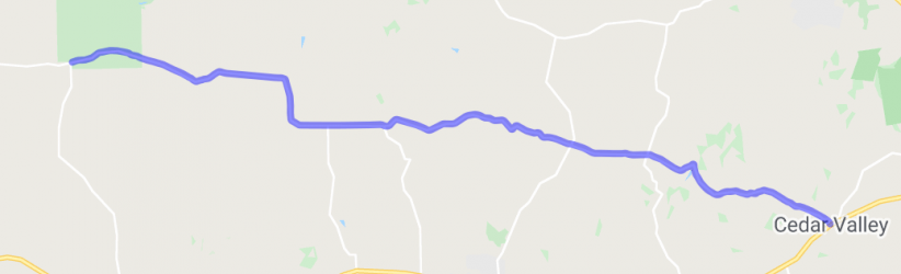 Fitzhugh Road from Cedar Valley to  Pedernales State Park |  United States