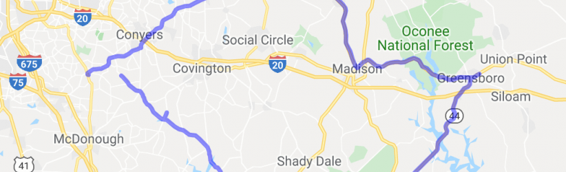 East Georgia Lake Country Ride |  United States