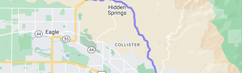 Connection between 55 & Bogus Basin |  United States
