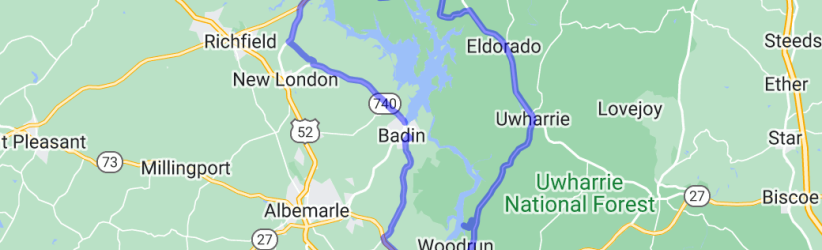 Badin Lake Loop |  United States