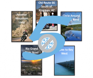 Guide to Five Motorcycle Roads that are great even in the Winter Months