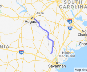 Scenic Route from Springfield to Augusta |  Georgia