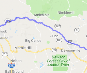 Talking Rock to Dahlonega - Route 136 |  United States