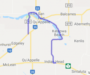 Qu'Appelle Valley (Saskatchewan, Canada) |  Routes Around the World