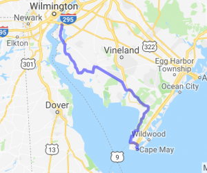 From the Delaware Memorial Bridge to Cape May New Jersey |  United States