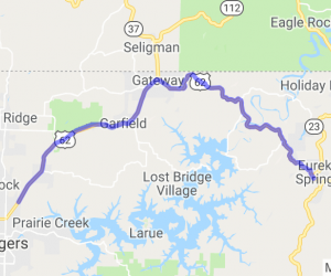 The Northwest Arkansas Tour on Highway 62 |  United States
