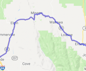 Oregon Hwy 82 Wallowa Valley to La Grande |  United States