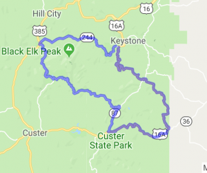 Central Hills Loop (includes the Needles Highway) |  United States