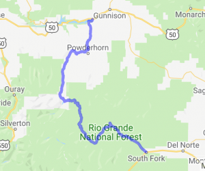 Colorado Route 149 - South Fork to Gunnison |  United States