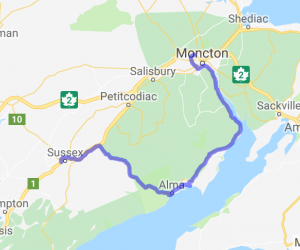 Great Days Run (New Brunswick, Canada) |  Routes Around the World