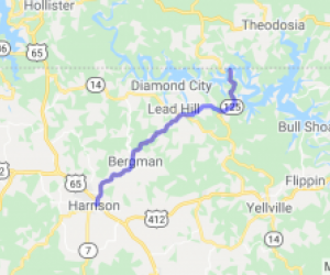 Harrison to Peel Ferry - AR-7 to AR-125 |  United States