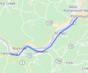 River run from Portsmouth, OH to Vanceburg, KY on KY8 |  United States