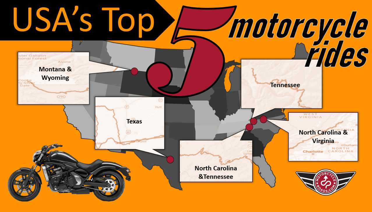 Top 5 Motorcycle Rides In The Usa New Year 2021 Edition Motorcycle Roads