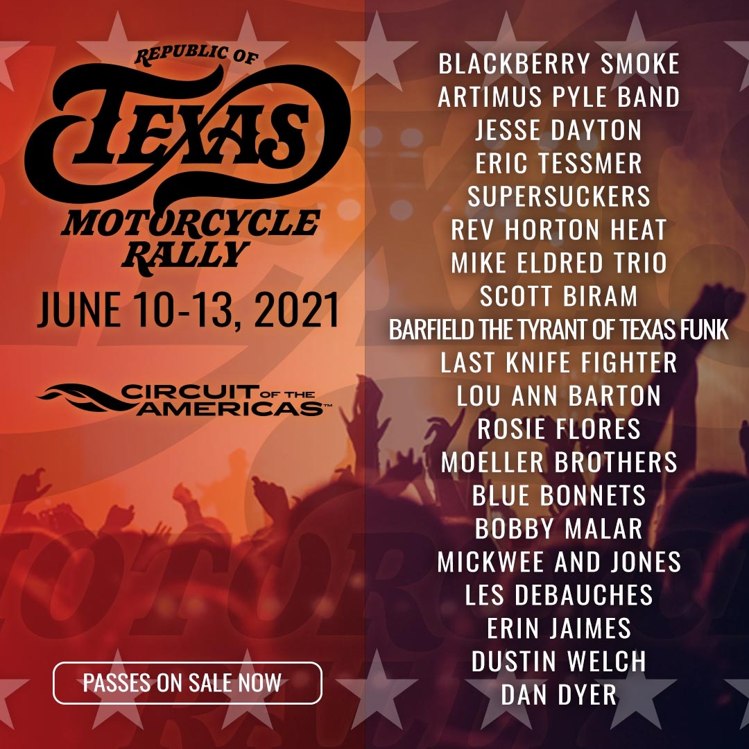 The Republic of Texas Motorcycle Rally Motorcycle Roads