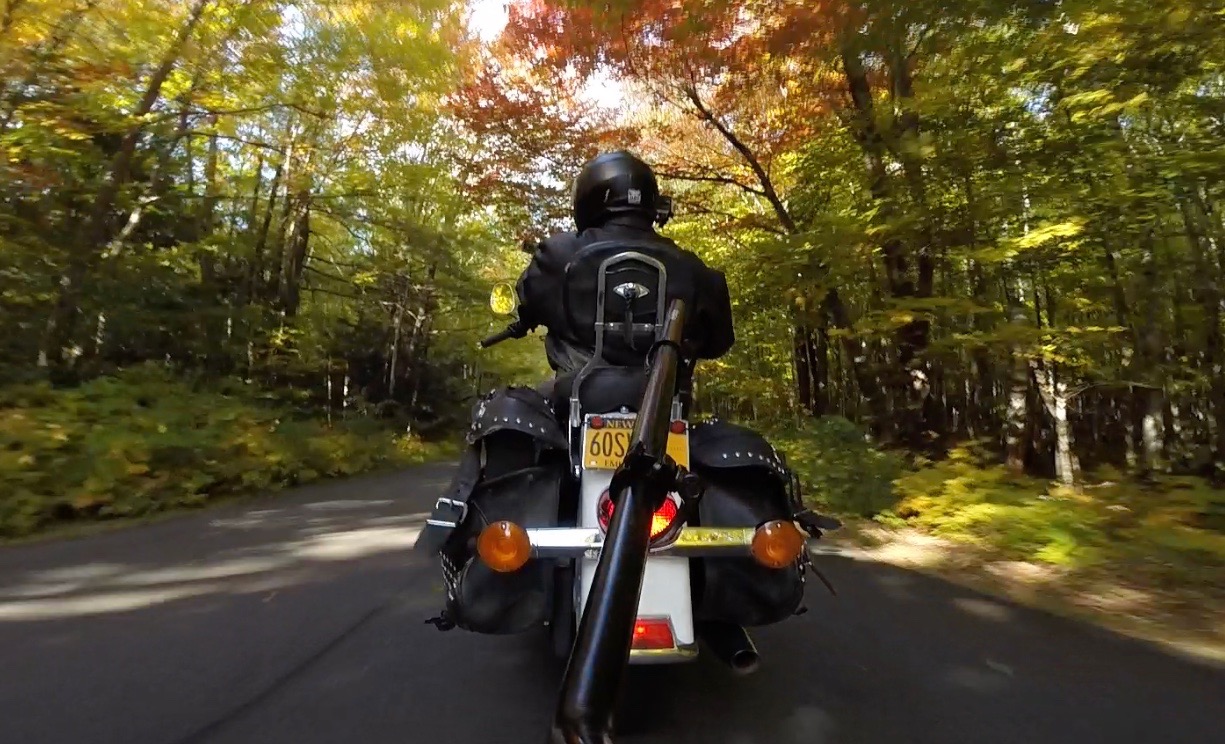 Fall Motorcycle Ride Through New England