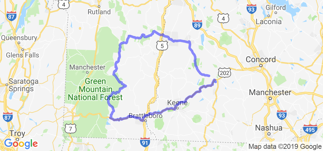 NH VT Back road Loop |  Vermont