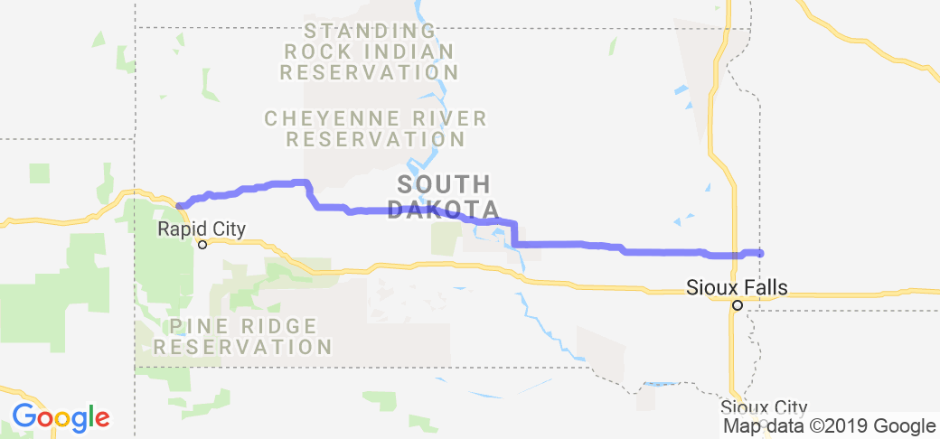 Driving Directions To Sturgis South Dakota Highway 34 From Sturgis To The Mn Border | Route Ref. #35602 | Motorcycle  Roads