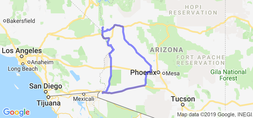The Southwest Arizona Desert Triangle |  United States