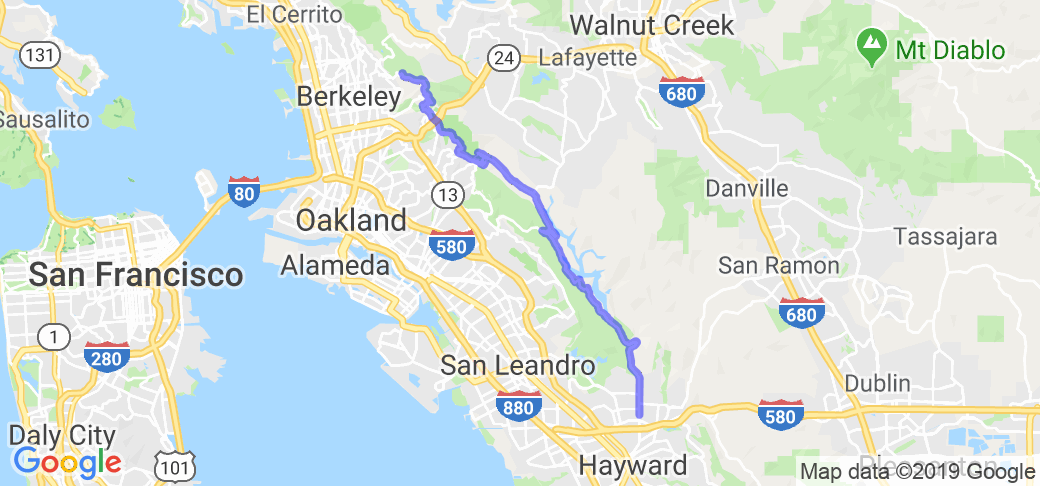 Castro Valley to Berkeley |  United States