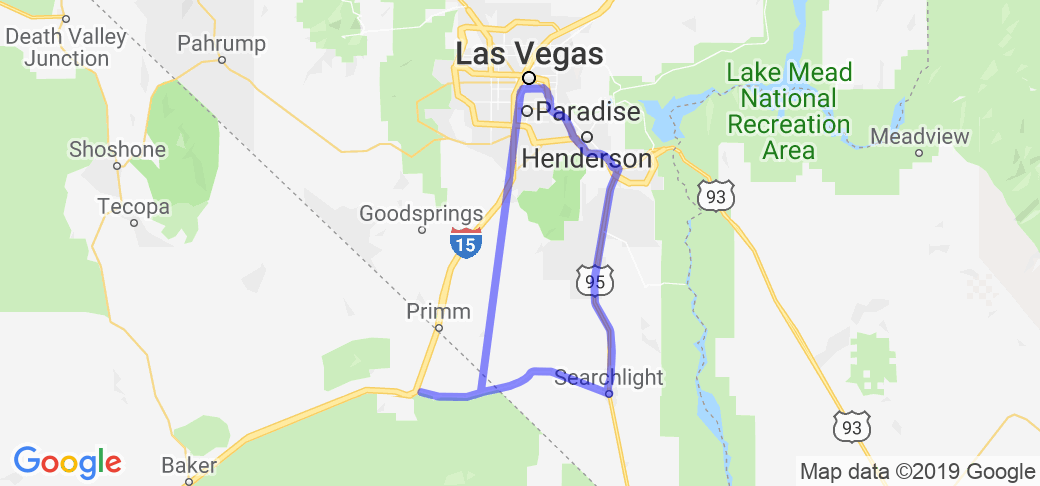 Las Vegas to Searchlight to Nipton |  Nevada