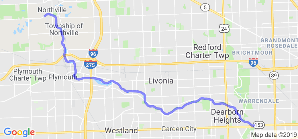 Edward Hines Drive from 7 mile to Ford Road |  United States