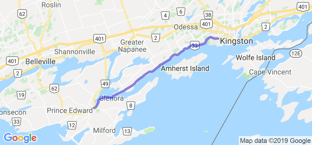 Loyalist Parkway (Ontario, Canada) |  Routes Around the World