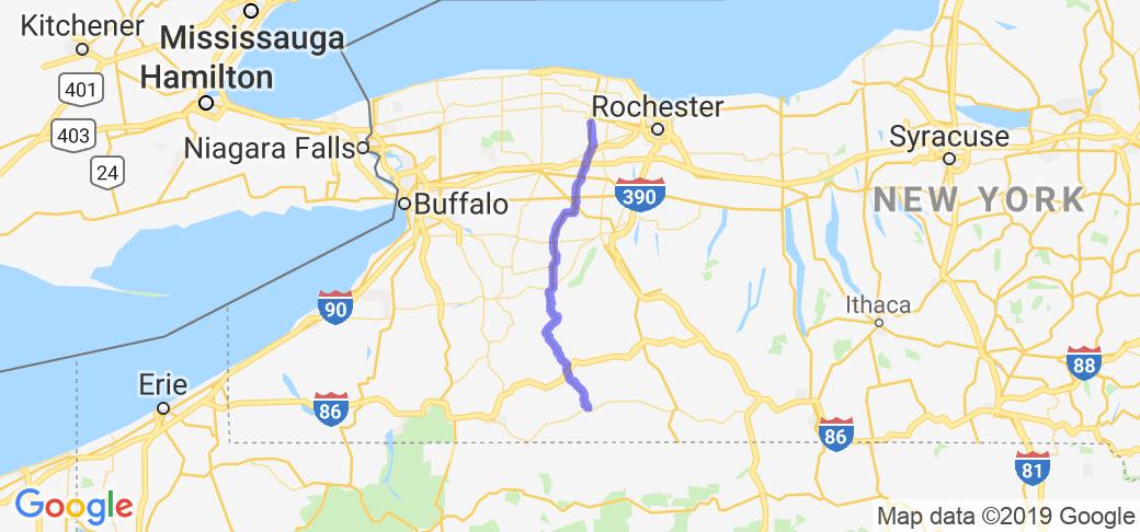 Route 19 - Brockport to Wellsville |  United States