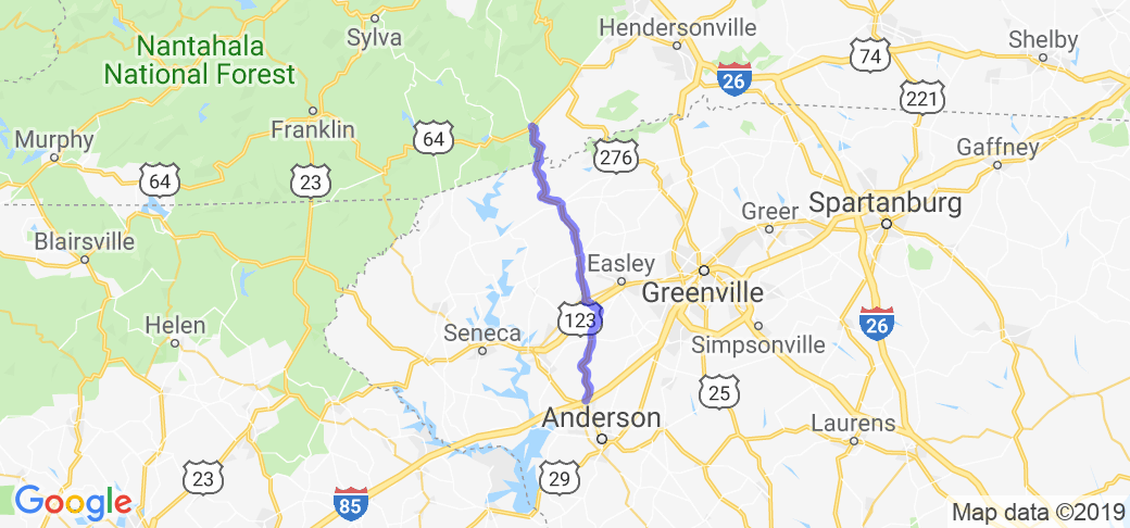US 178 - Pickens, Moorefield, and Liberty Highways |  North Carolina