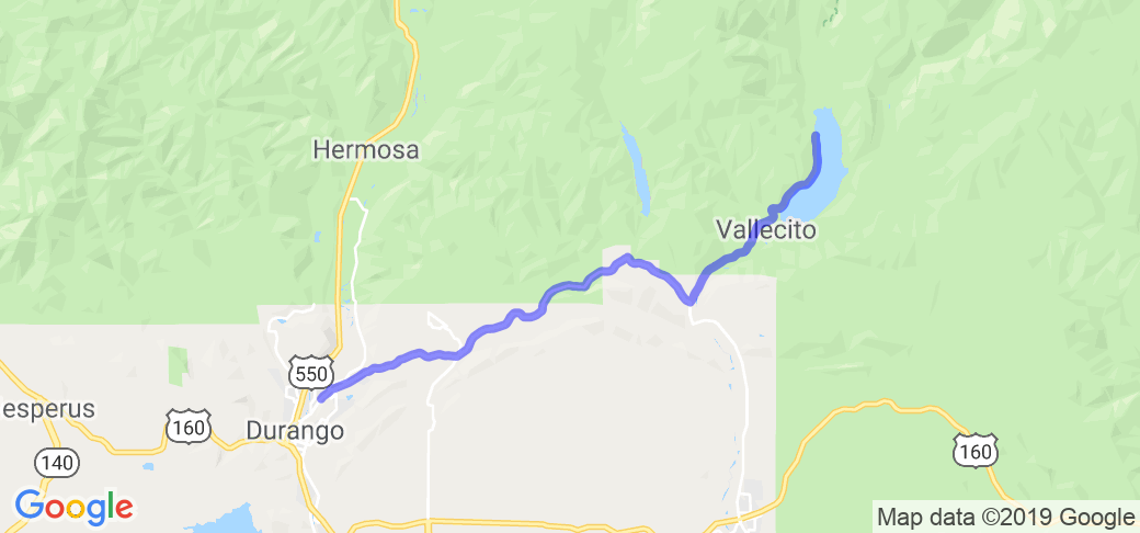 Durango to Lake Vallecito Lunch Run |  United States