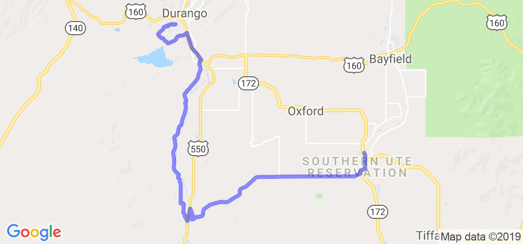 Ignacio to Durango via River Road |  United States