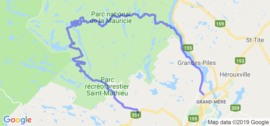 Mauricie Park Loop (Quebec, Canada) |  Routes Around the World