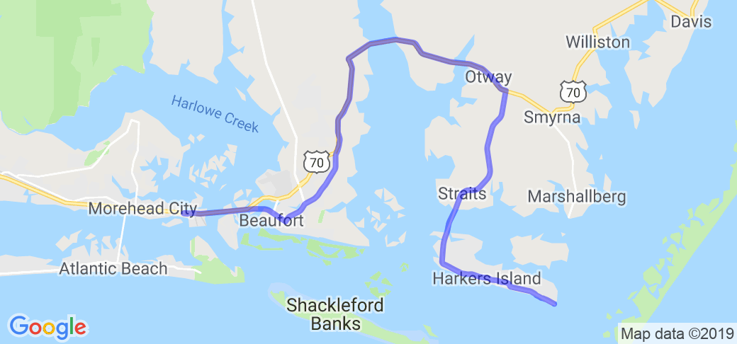 Beaufort to Harkers Island NC |  United States