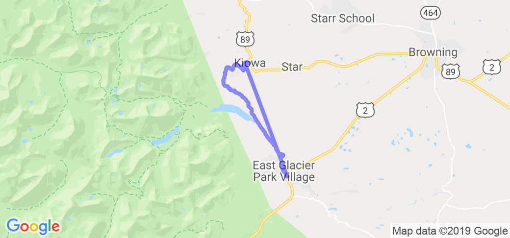 Hwy 49 from East Glacier to US Hwy 89 |  United States