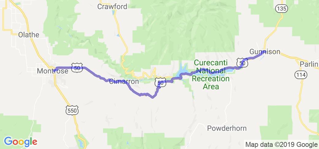 Highway 50 Colorado Map - Aurlie Philippa