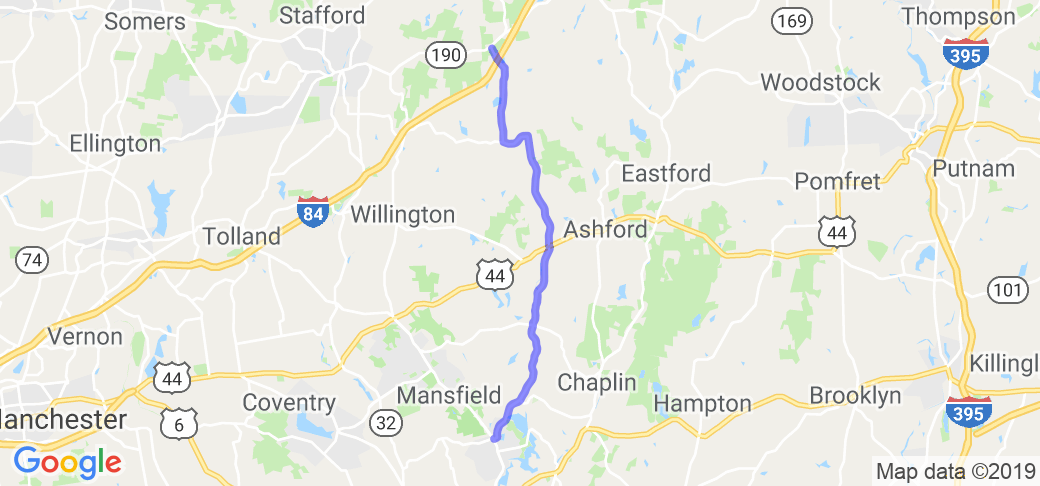 CT Route 89 North |  United States