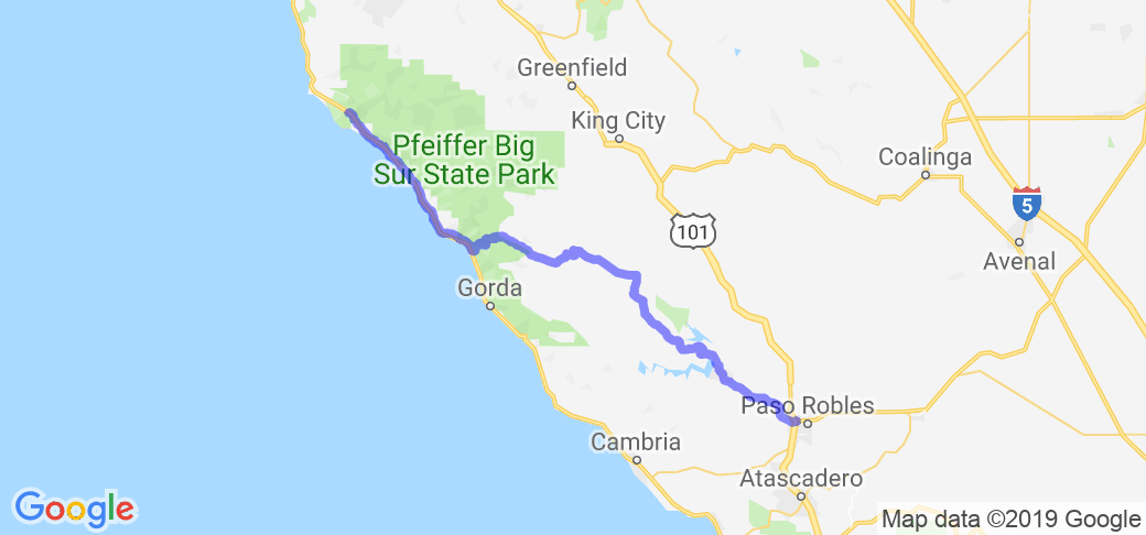 Nacimiento Road - Paso Robles to Big Sur |  United States